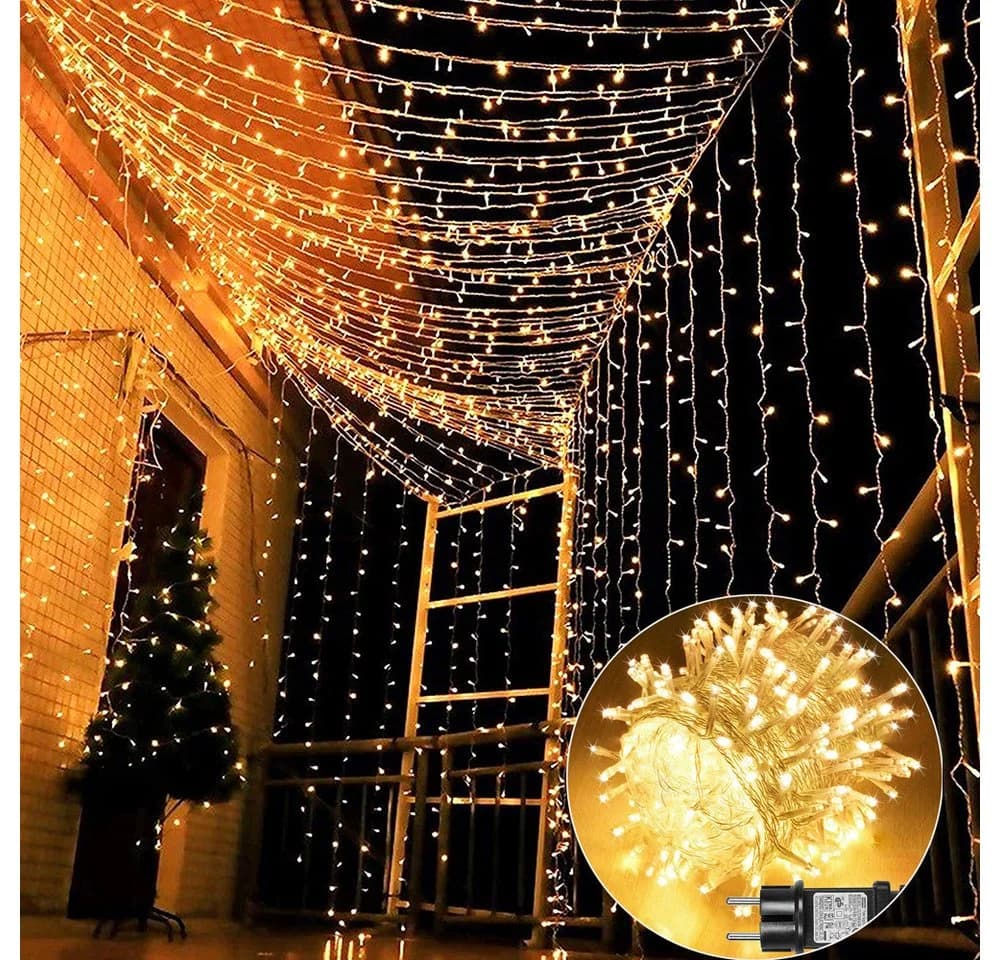 Rosnek Lichterkette 20m/30m/50m/100m 31V DC LED-Lichterkette Timer Speicherfunktion 8 Modi - Bild 2
