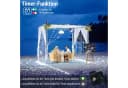 SERBASIC LED-Lichterkette 20-100m mit Timer, 8 Modi, Warmweiß, Weiß, Mehrfarbig, Blau Bild 4