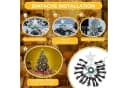 SERBASIC LED-Lichterkette mit Stern-Aufsatz und Timer Bild 5