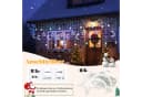 SERBASIC Lichterkette 3.5M mit 123 LEDs Timer 8 Modi Warmweiß Bunt Bild 3