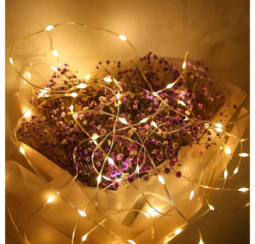 Rosnek LED-Lichterkette 20M-100M, Beleuchtung Lichterschlauch, Party Garten Weihnachten Deko, 8 Modi, Speicherfunktion - Bild 5