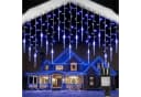 SERBASIC LED Eisregen Lichtervorhang mit Timer und 8 Modi Bild 2