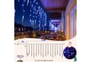 SERBASIC LED Eisregen Lichtervorhang mit Timer und 8 Modi Bild 4