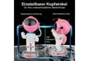 Rosnek LED Nachtlicht Upgraded Rosa mit Sternenhimmel & Timer Bild 1