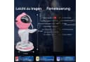 Rosnek LED Nachtlicht Upgraded Rosa mit Sternenhimmel & Timer Bild 3