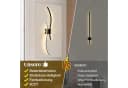 Lapalife Wandleuchte 2 Stück Dimmbar Akku mit Fernbedienung Schwarz/Gold Bild 5