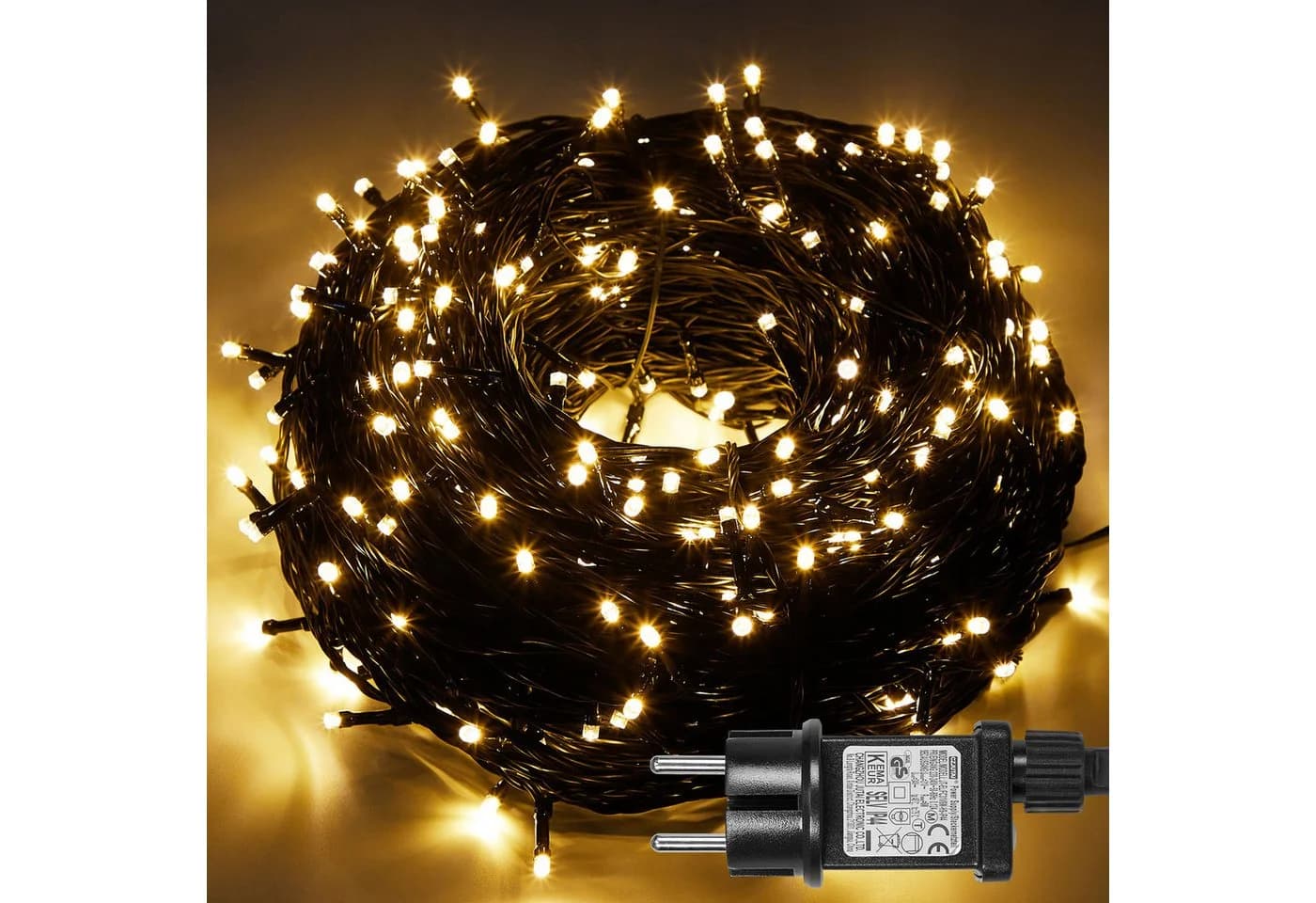 Rosnek LED-Baummantel Warmweiß 8 Modi Timer - Bild 2
