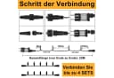 Rosnek LED-Baummantel Warmweiß 8 Modi Timer Bild 3