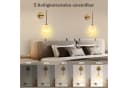 Lapalife Wandleuchte Dimmbar Wiederaufladbar LED Gold 2 Stück Bild 5
