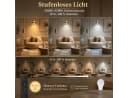 Sunicol Stehlampe Gold ARC Stehleuchte mit verstellbarem Metallschirm und Marmorsockel Bild 3