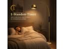 Sunicol Stehlampe Gold ARC Stehleuchte mit verstellbarem Metallschirm und Marmorsockel Bild 5