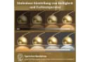 Jibenhome LED Stehlampe Gold ARC mit Marmorsockel und Fernbedienung Bild 3