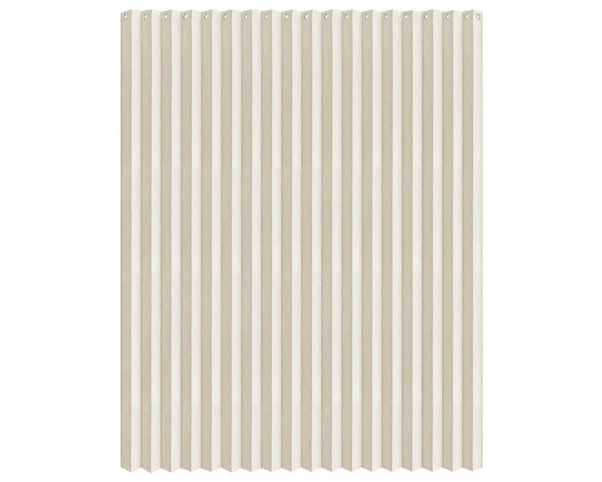 Lapalife Raumteiler-Vorhang Beige/Grau Wasserdicht Faltbar