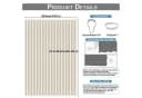 Lapalife Raumteiler-Vorhang Beige/Grau Wasserdicht Faltbar Bild 4