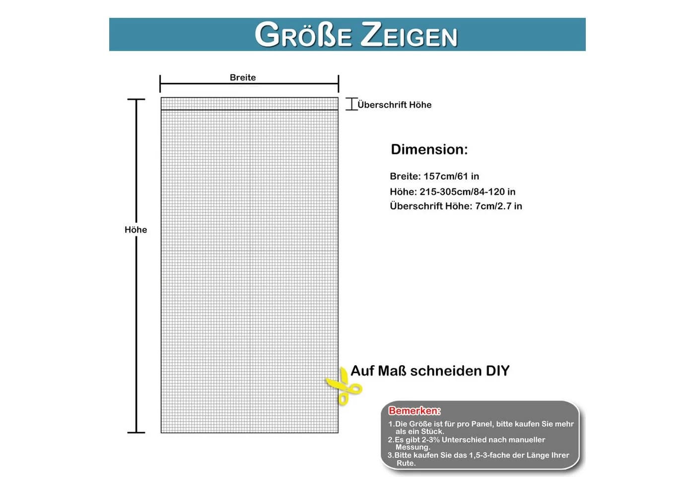 Lapalife Outdoorvorhang Moskitonetz Transparent Weiß Polka-Dots - Bild 3