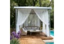 Lapalife Outdoorvorhang Moskitonetz Transparent mit Punkten Bild 2