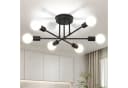 Lapalife LED Deckenleuchte Schwarz Kronleuchter 6/8 Flammig Bild 2