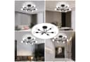 Lapalife LED Deckenleuchte Schwarz Kronleuchter 6/8 Flammig Bild 5