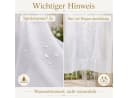 Sunicol Outdoorvorhang Transparent Weiß Sichtschutz Sonnenschutz Bild 4
