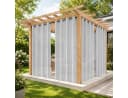 Sunicol Outdoorvorhang Transparent mit Ösen (2 St) Bild 2