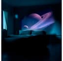 Lapamax Galaxie-Projektor Grau 6 Motive 360° drehbar Akku Bild 5