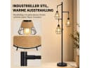 Lapamax Stehlampe Industrial 3-flammig Schwarz Dimmbar Bild 4