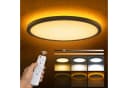 Lapamax LED Deckenleuchte Flach Dimmbar mit Fernbedienung Bild 2