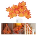 Lapamax LED-Lichterkette Herbst mit Ahornblättern und Kürbissen Bild 2