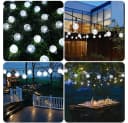 Rosnek LED-Lichterkette Solar Wasserdicht Kristallkugeln Bild 1