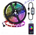 Rosnek LED-Streifen 1m-5m RGB Musik Sync USB App Party Wohnzimmer Deko TV Hintergrund-Beleuchtung Bild 2