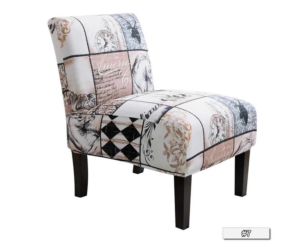 Rosnek Stuhlhusse Stretch Floral Beige Universal - Bild 2