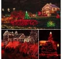 Rosnek LED-Lichterkette 10-100M, 8 Modi, Blau Rot Grün Rosa Lila Bild 3