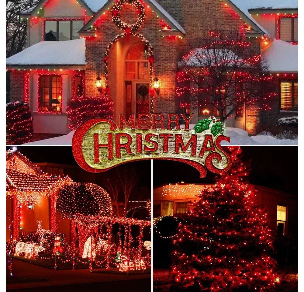 Rosnek LED-Lichterkette 10-100M, 8 Modi, Blau Rot Grün Rosa Lila - Bild 4
