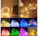 Sunicol LED-Lichterkette Kupferdraht Batteriebetrieben Warmweiß Bild 2
