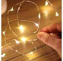 Sunicol LED-Lichterkette Kupferdraht Batteriebetrieben Warmweiß Bild 4
