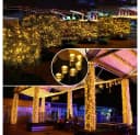 Rosnek LED-Lichterkette Solar 8 Modi Wasserdicht Garten Bild 1