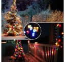 Sunicol Solar LED-Lichterkette 22m 200 LEDs Mehrfarbig mit Lichtsensor Bild 1