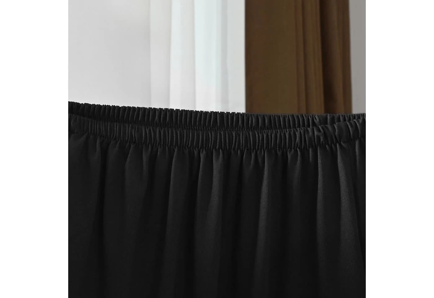 Rosnek Stuhlhusse Spandex Stretch Schwarz/Weiß/Grau - Bild 5