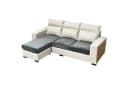 Rosnek Samt-Sofahusse Stretch 1-4 Sitze Grau Bild 2