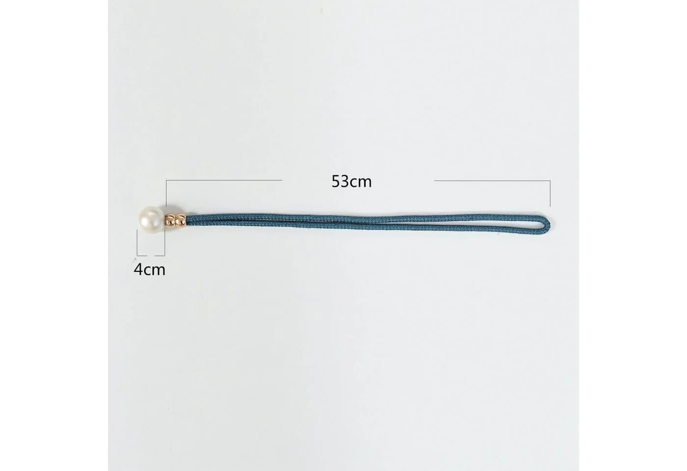 Rosnek Raffhalter 4 cm Durchmesser Blau Perle für Gardinen - Bild 4