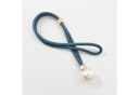 Rosnek Raffhalter 4 cm Durchmesser Blau Perle für Gardinen Bild 5