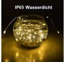 Rosnek LED-Lichterkette Kupferdraht Wasserdicht Batterie Bild 5