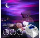 Rosnek Aurora Star Moon Lichter Projektor mit Bluetooth & Fernbedienung Bild 4