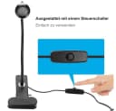 Rosnek LED Klemmtischleuchte Schwarz/Silber 360° Schwanenhals USB Bild 4