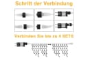 Sunicol LED-Lichtervorhang 5/10/15M, 8 Modi, Warmweiß Bild 4