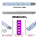 Sunicol LED Pflanzenlampe 18m Rot-Blau Spektrum USB 5V Bild 1