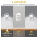 Sunicol LED Nachtlicht mit Bewegungssensor Weiß Bild 1