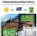 Sunicol LED Solar-Außenleuchte 4 Köpfe mit Bewegungssensor & Fernbedienung Bild 1