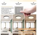 Sunicol Ultraflache LED Deckenleuchte Schwarz Dimmbar Bild 1