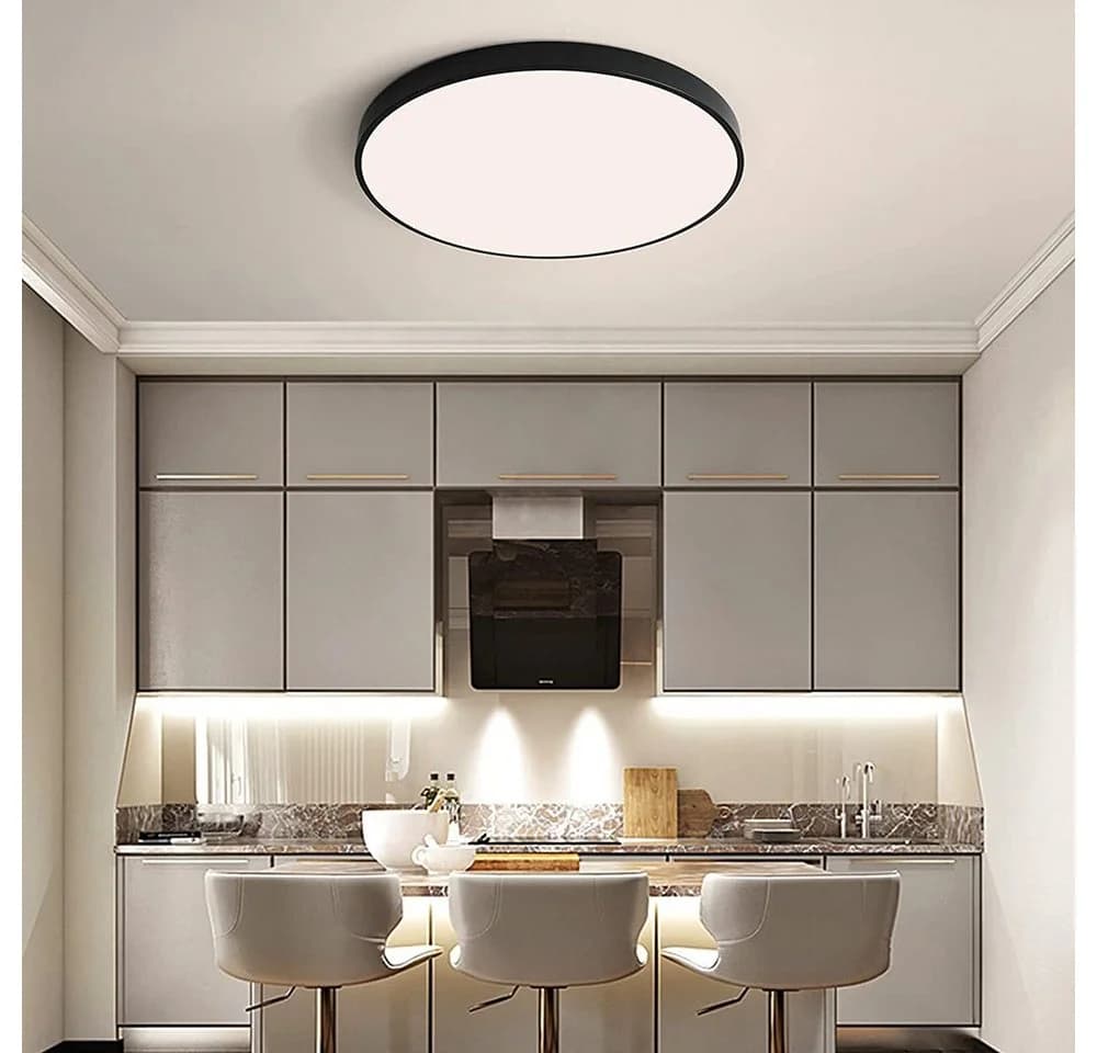 Sunicol Ultraflache LED Deckenleuchte Schwarz Dimmbar - Bild 4